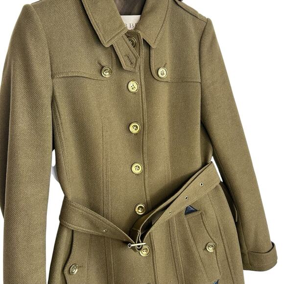 BURBERRY Didmoore Wool Cashmere Single Breasted Coat - Picture 5 of 9
